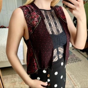 Urban Outfitters / Cooperative Embellished Patterned Vest